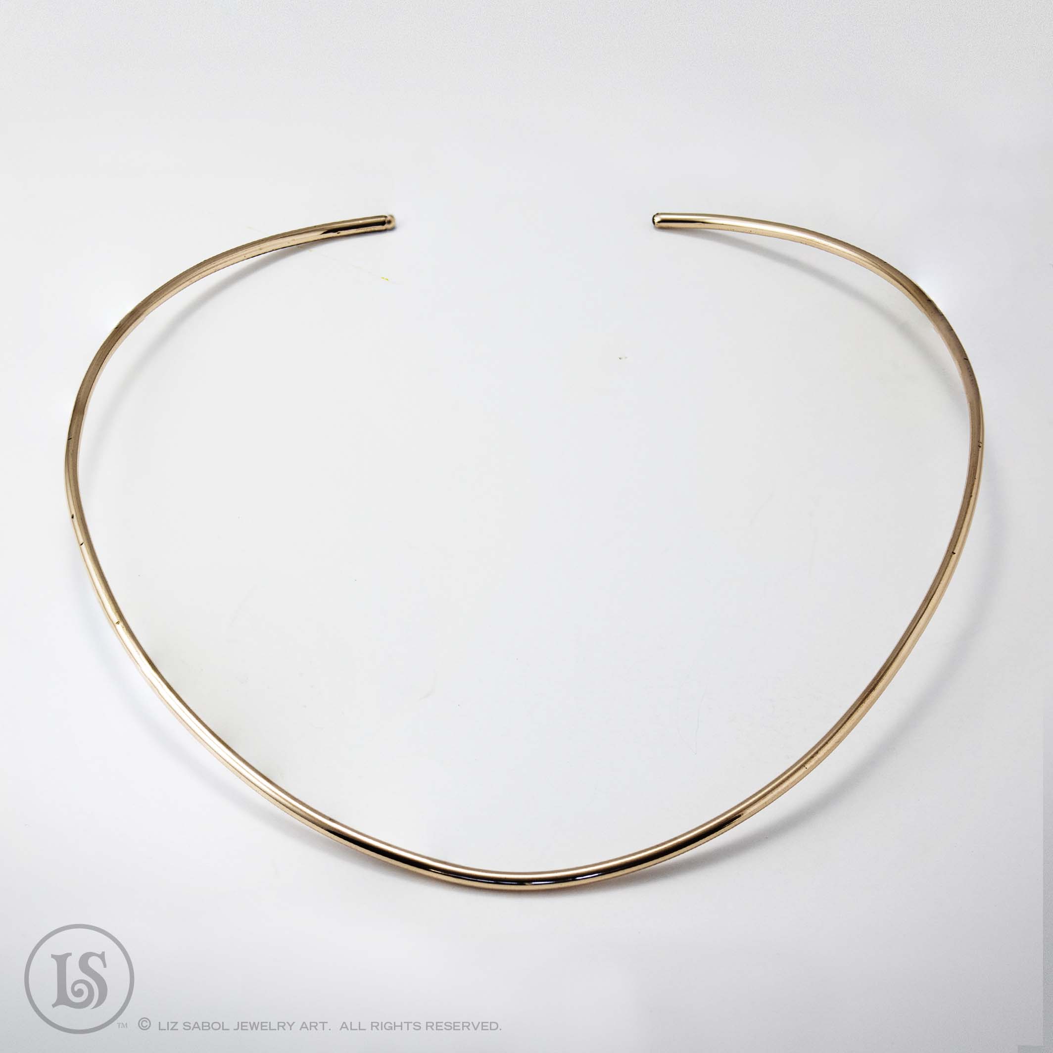 Neckwire, Heavy Weight Slide, Bronze 10g